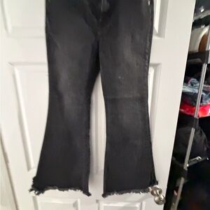 Express Black Flare Jeans